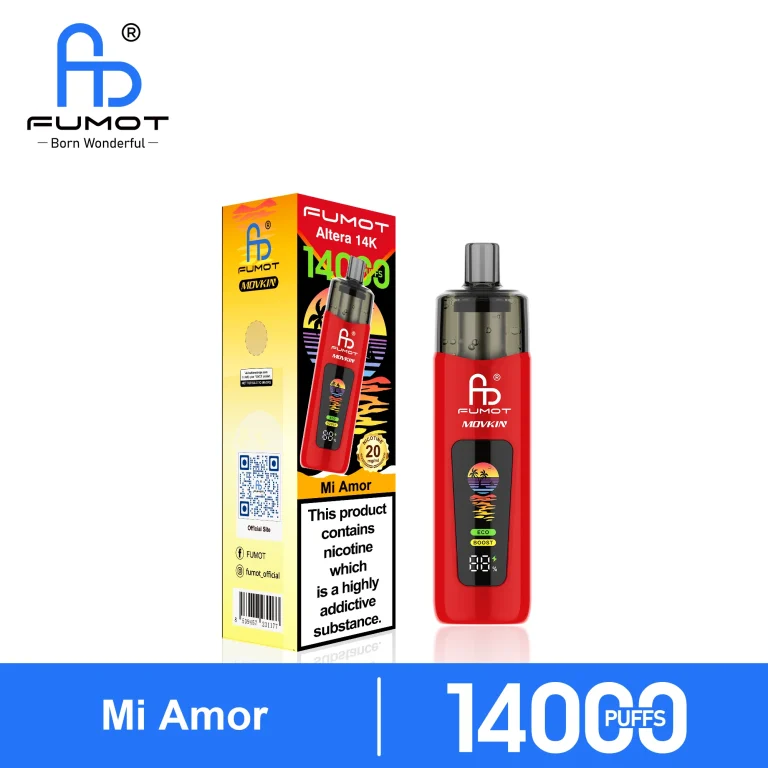 Fumot Altera 14K Verpackung mit QR-Code