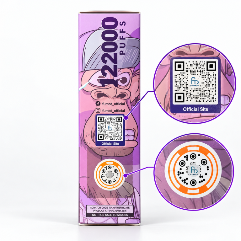Fumot Digital Box 22000 Verpackung mit QR-Code