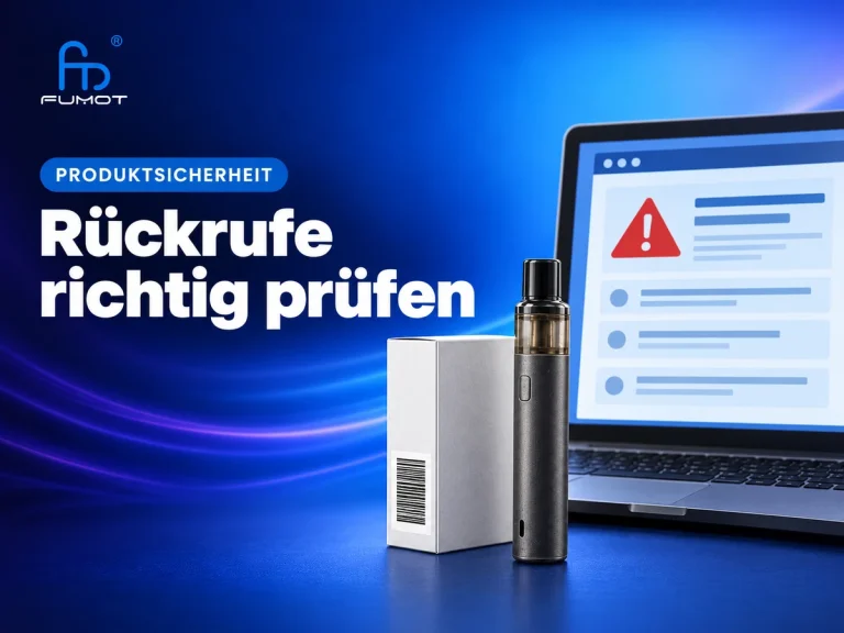 E-Zigaretten-Rückruf prüfen: Modell und Charge richtig abgleichen