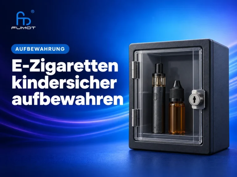 E-Zigaretten und Liquids kindersicher aufbewahren