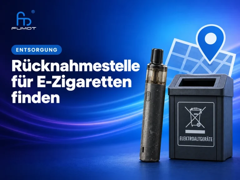 E-Zigaretten abgeben: So finden Sie eine passende Rücknahmestelle