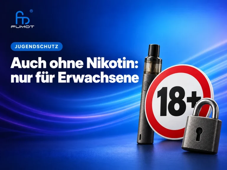 Warum auch nikotinfreie E-Zigaretten unter den Jugendschutz fallen