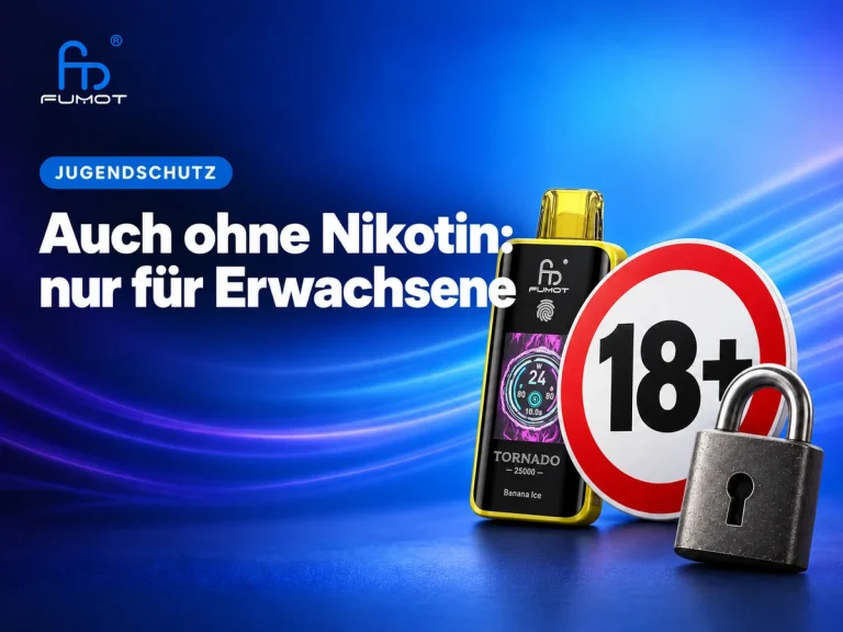 Warum auch nikotinfreie E-Zigaretten unter den Jugendschutz fallen